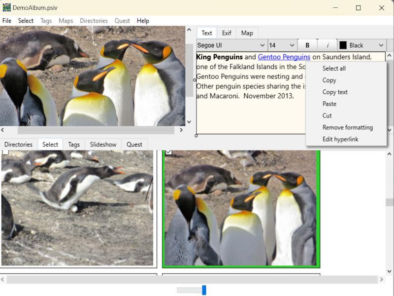 Photo Sieve screen shots